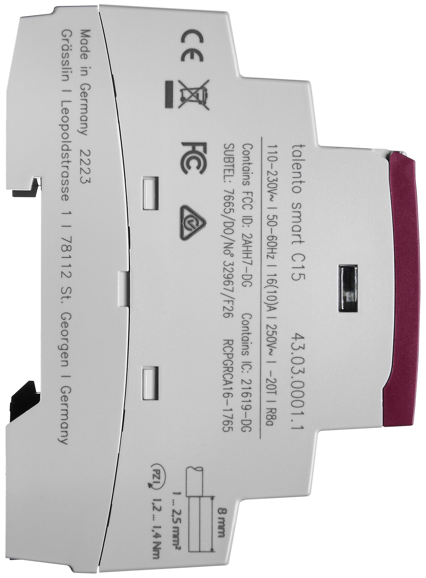 Timer digitale AMD talento smart C15, 1 canale 110/230VAC