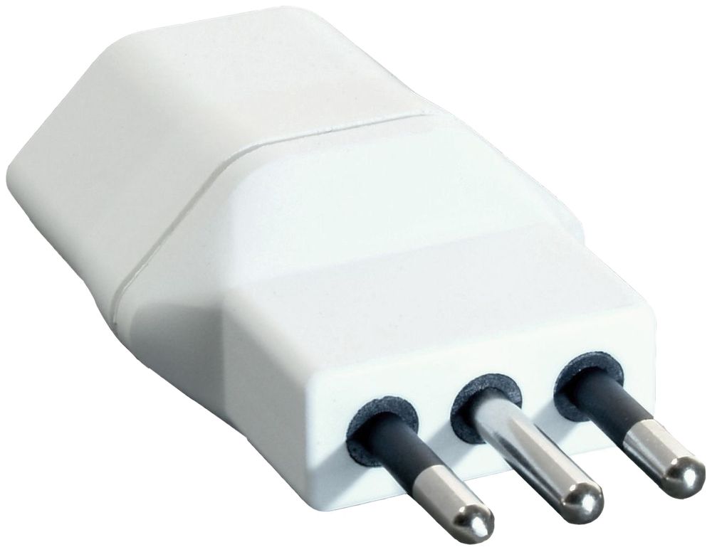 Fiche d'adaptation Italie/T12 blanc 2L+PE 10A 250V
