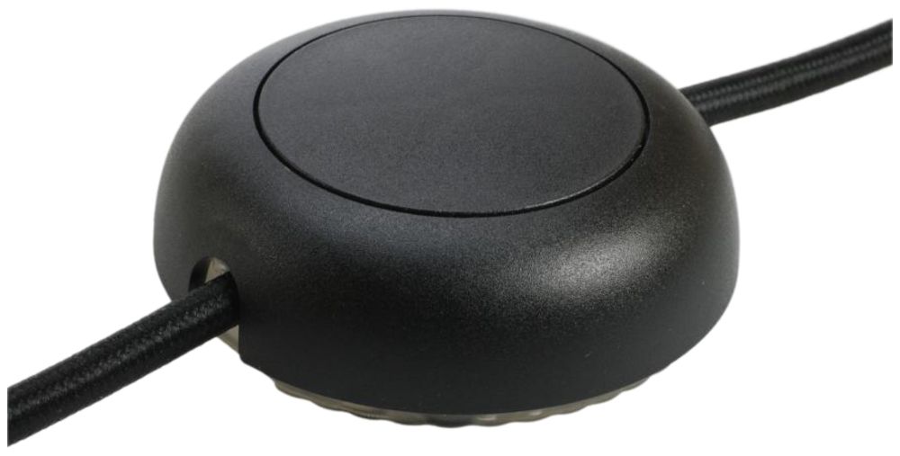 Varialuce corda LED ELBRO nero rondo, 5…100W/VA Ø75 h=26mm