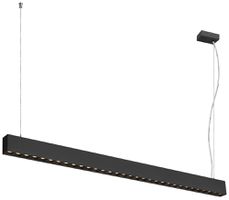 Luminaire suspendu LED SLV GLENOS PRO 60W 3200lm 3000K DALI 1285mm noir