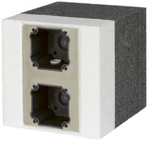 Geräteträger mit Einlasskasten Gr.I-I NUP/E, 220…240mm