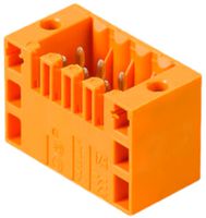 Stiftleiste Weidmüller S2L Flansch THT 3.5mm 10L 180° 3.5mm verzinnt orange
