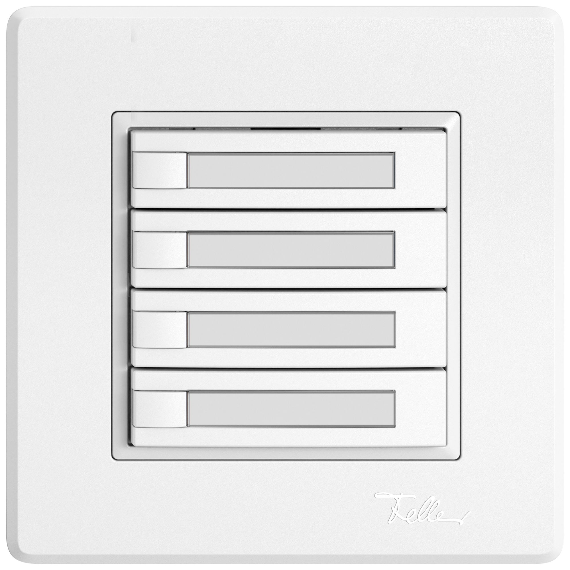 UP-Universaltaster EDIZIO.liv UNI SNAPFIX® 5…48V o.LED 4× 1-Tbed.Pap.ws