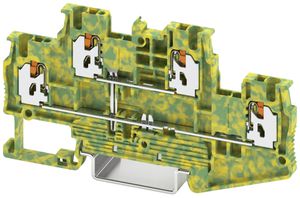 Morsetto di terra componibile PX XTTB 1.5-PE 1.5mm² 2×2 ve-gi