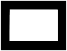 Cadre de recouvrement MDT VCB-07SW.04 pour VC-0701.04 noir br