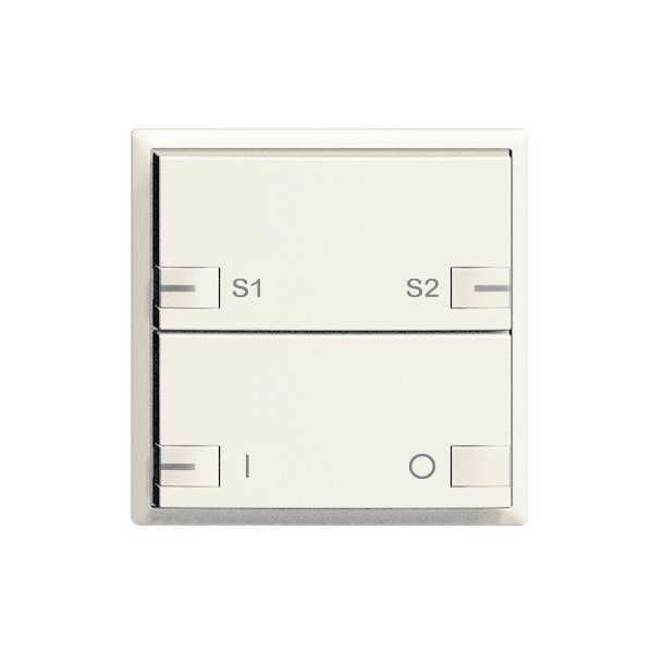 Kit frontale ON-OFF scena 1c/2t ZEP con LED bianco