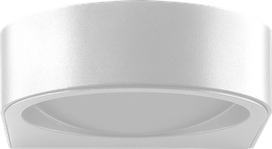 LED-Wandanbau-/Pollerleuchte WPL rund 11W, 3000K, IP65, ws, 150 x 175 x 45mm