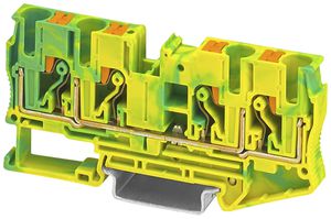 Schutzleiterklemme 0.5…6mm² Push-in.gn-gb PT 6-QUATTRO-PE