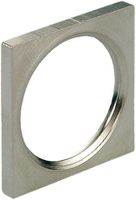 Gegenmutter 4-kant AGRO PG21 Messing vernickelt