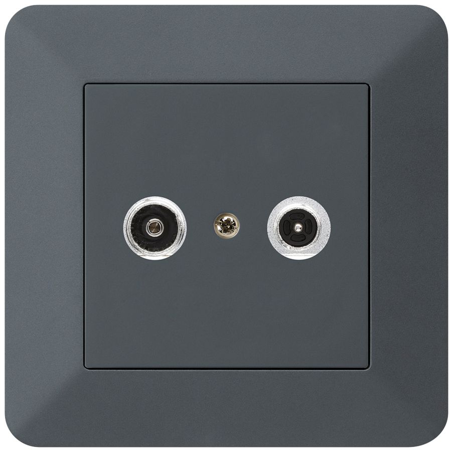 Prise antenne ENC kallysto.trend R/TV 23dB 2GHz anthracite