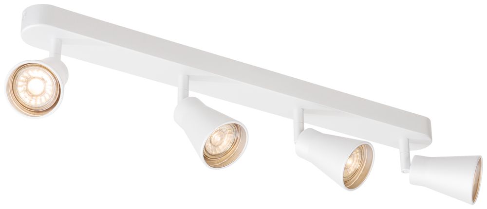 Plafonnier/applique SLV AVO QUAD CW GU10 4×50W 560×95×115mm blanc