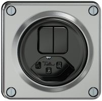 Combinazione ELEMENT 2×AR+tipo 23 alluminio