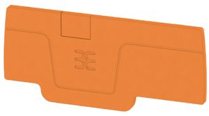 Plaque de fermeture Weidmüller série A AEP 3C 2.5 64.15×2.1mm, orange
