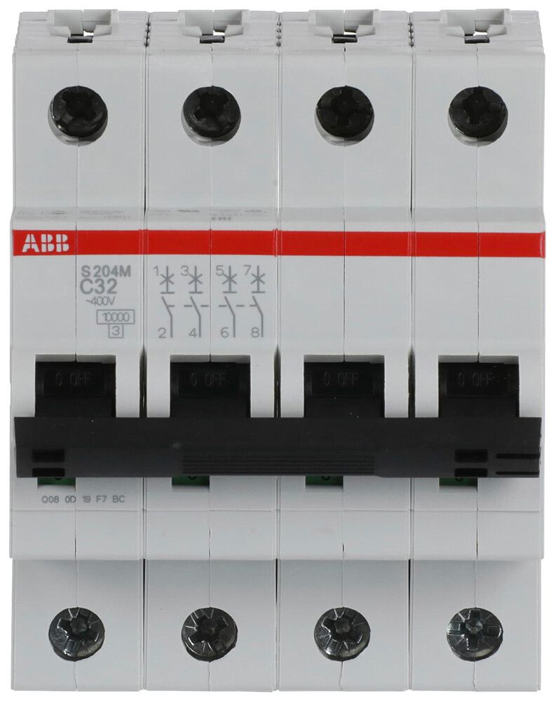 Leitungsschutzschalter ABB S204M-C32 32A C 10kA
