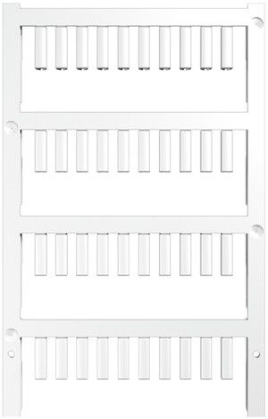 Leitermarkierer Weidmüller MultiCard SF für Ø1.2…1.6mm 12×3.2mm PA66 weiss