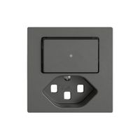 Montageset EDIZIO.liv SNAPFIX® für Kombi.T23 m.1 Knopf bel.m.Frontlinse dgu