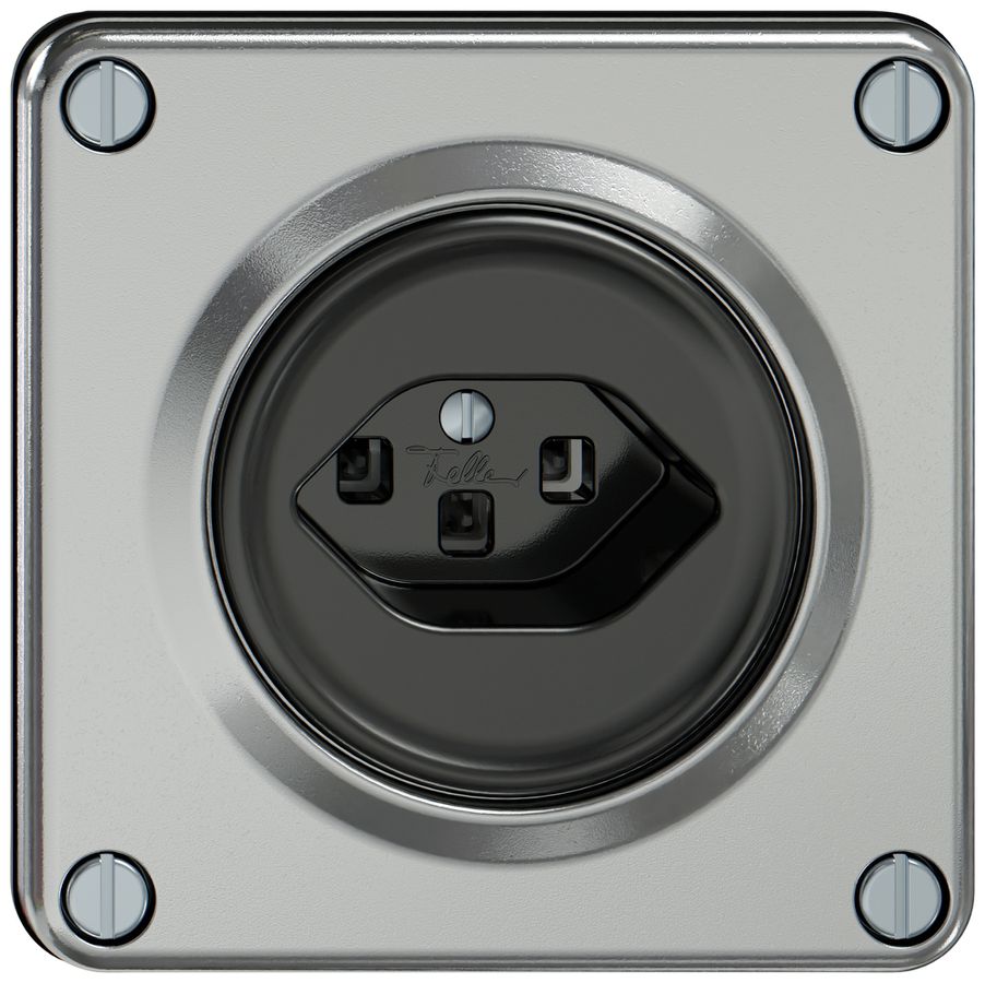 Presa ELEMENT SNAPFIX® 1×tipo 23 16A 250V IP20 all