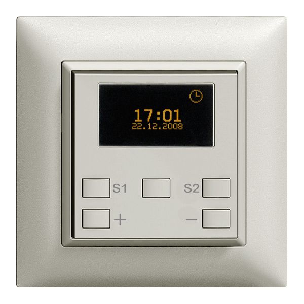 Timer astro. INC variat. univ. 1c/2t ZEP EDIZIOdue grigio chiaro