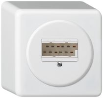 Scatola di raccordo AP basico 2×TT83 bianco