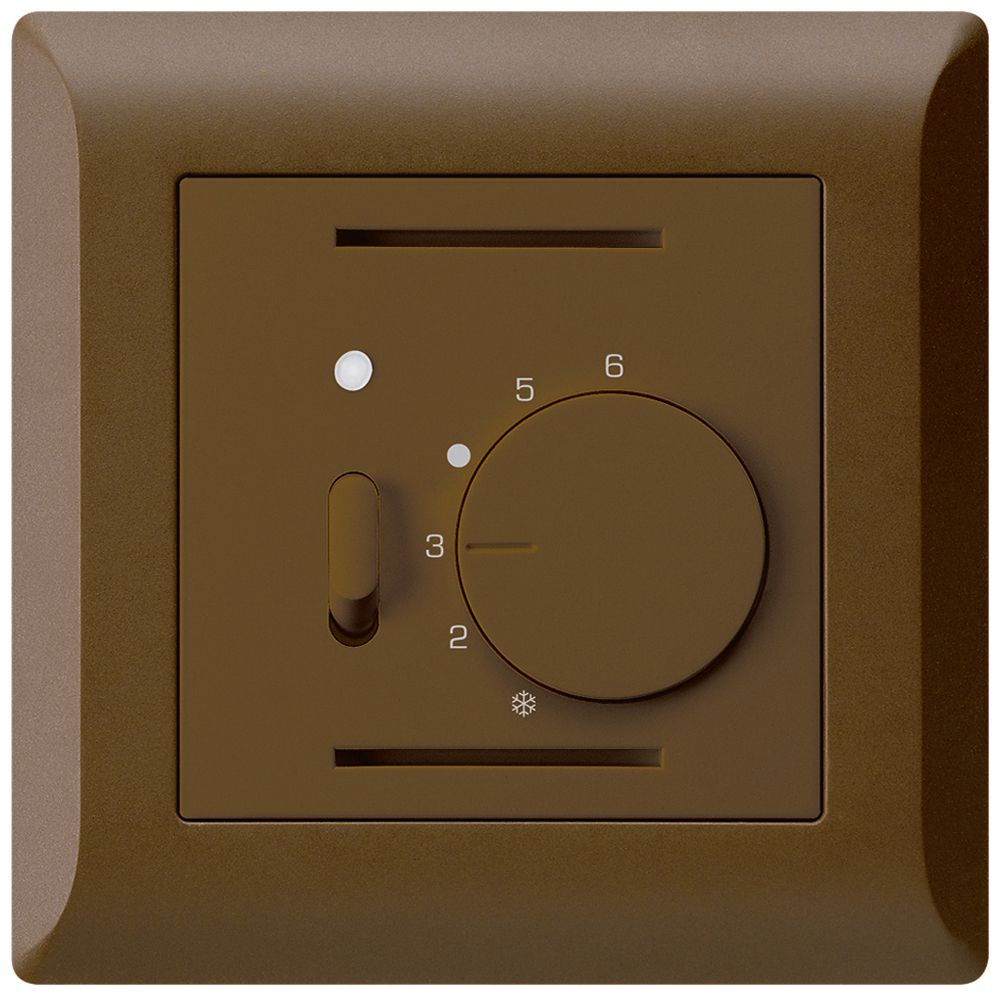 UP-Raumthermostat kallysto.line braun mit Schalter