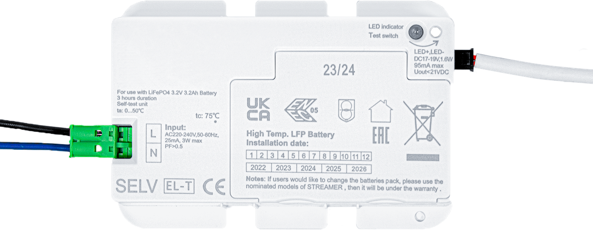 THORNeco JUST Notlicht-Treiber 3h-Batterie - für LARA, TOM, TOBY