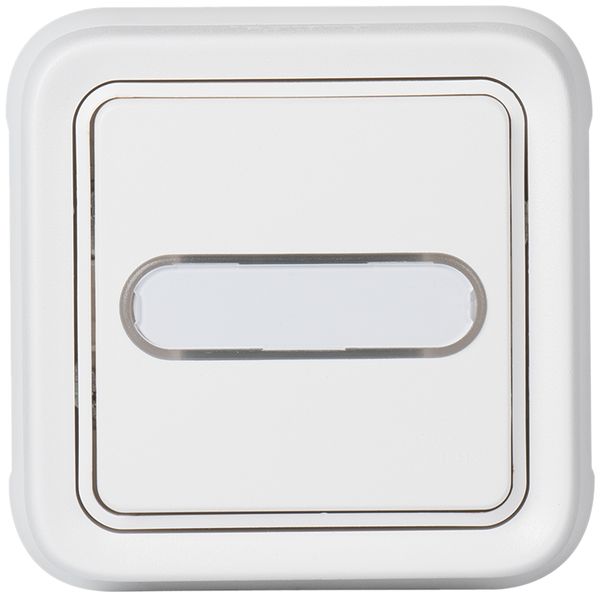 UP-Sonnerie-Leucht-Wipptaster PLEXO NO/1L weiss