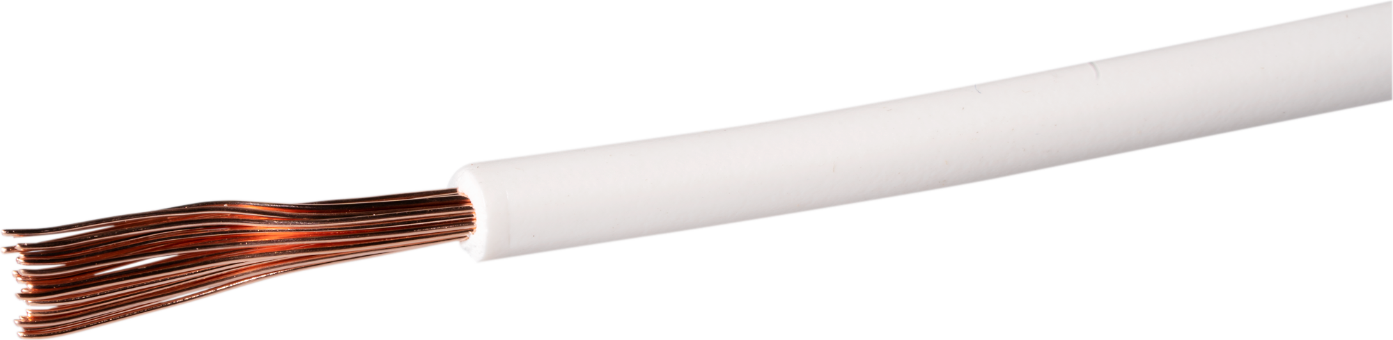 T-Litze 1.5mm² weiss Eca, Spule à 100m