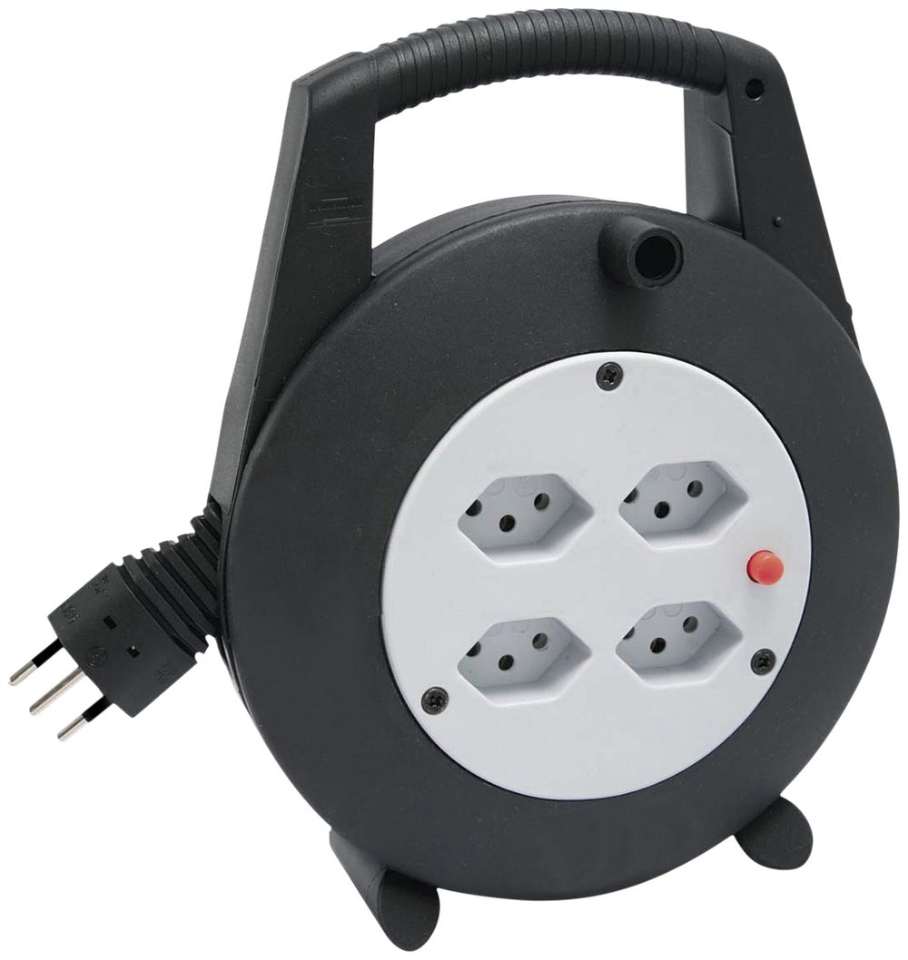 Kabelabroller Brennenstuhl Vario-Line 10m 4×T13 schwarz/lichtgrau