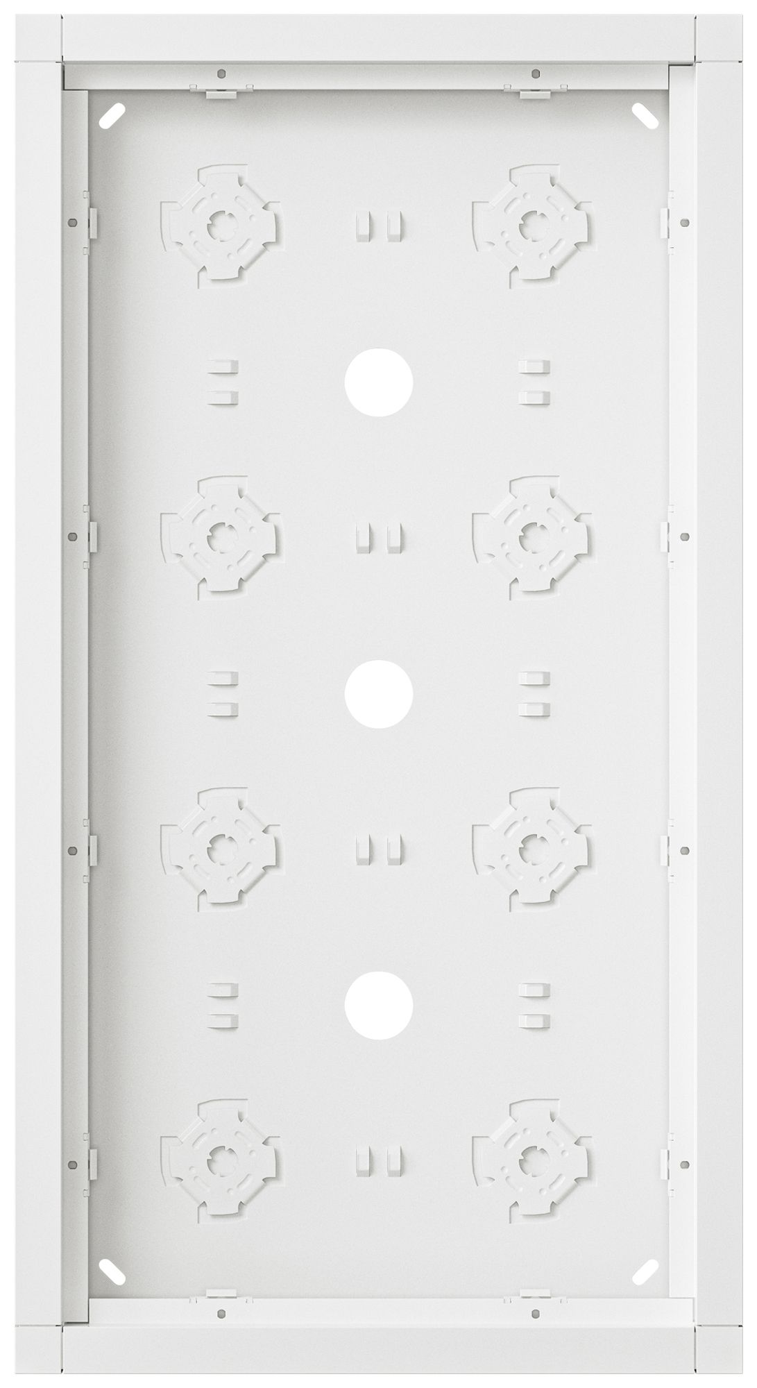 AP-Gehäuse Siedle 8× 232×432×36.5mm weiss