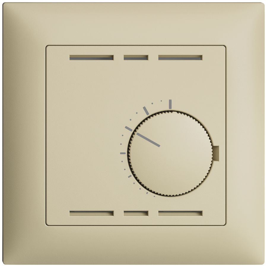 UP-Raumthermostat EDIZIOdue vanille, ohne Schalter