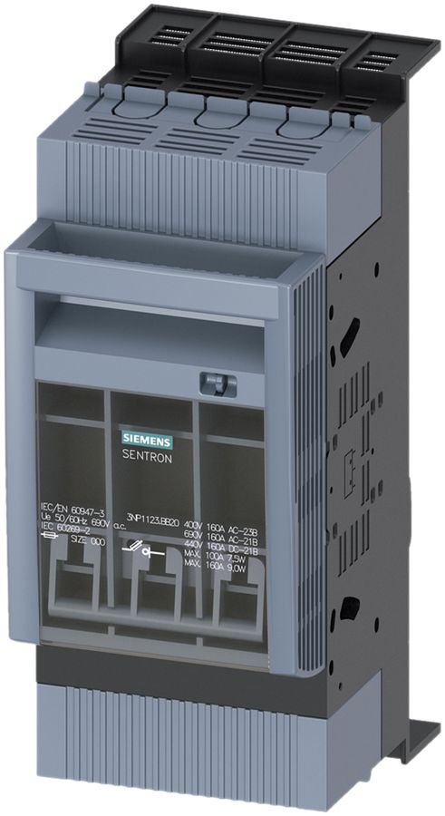 Sezionatore di carico Siemens SENTRON 3NP1 DIN-000 160A 3L 32/70mm 8US mt