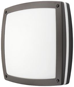 Lampada apparente SG Sidewalk E27 2×33W IP65 diretto/indiretto 300×300mm an