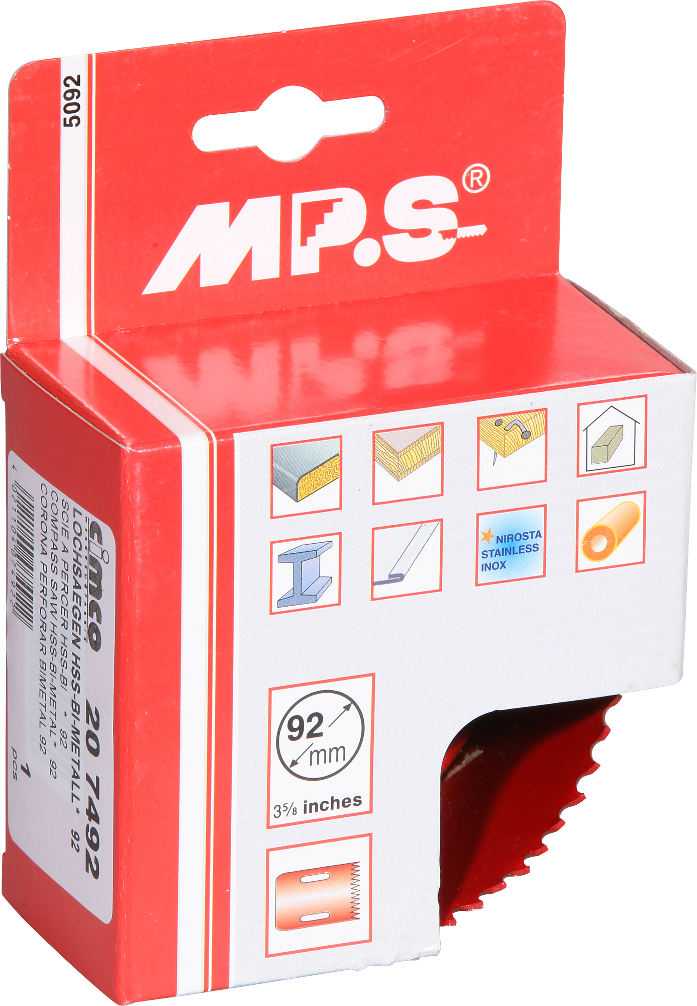 Glockenfräser HSS 92mm