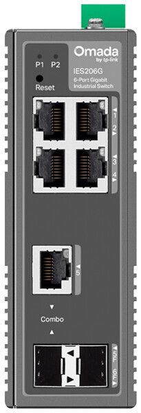 Switch TP-Link Omada IES206G 4×RJ45-GbE 1×SFP-GbE 1×RJ45/SFP