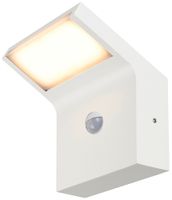 LED-Wandleuchte SLV ORDI PIR 10W 750lm 822 IP54 118×180×162mm weiss