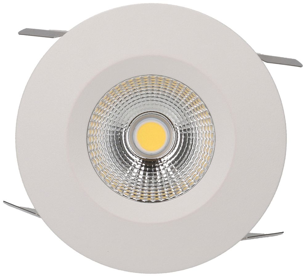 Spot LED INC MH WOODY 1×5.7W 660lm 3000K IP44 WB VAR Ø65…76mm blanc