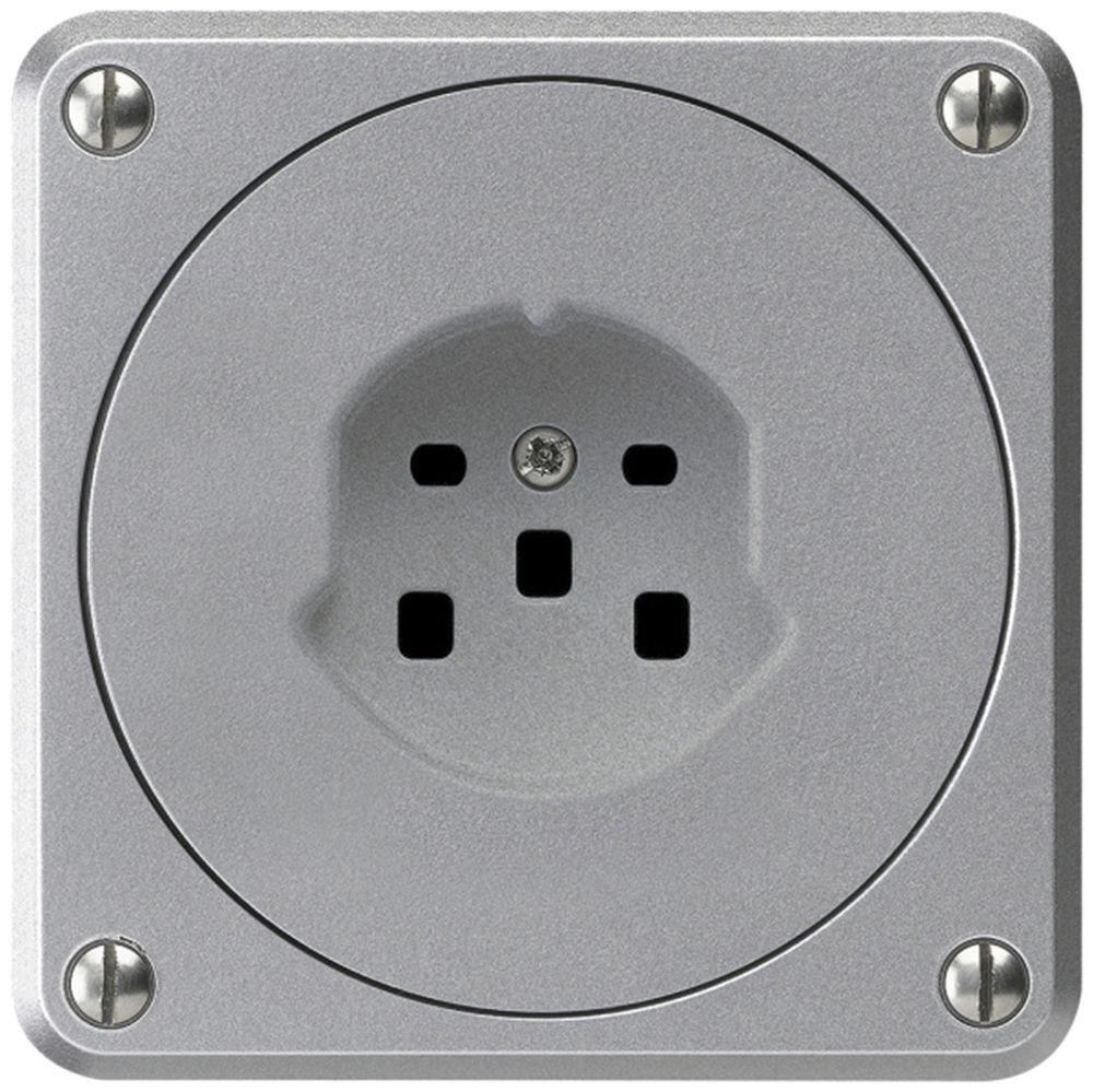 Prise HA robusto type 25 avec bornes enfichables aluminium