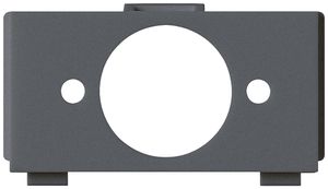 Modulo multimedia kallysto M3 vuoto per 1 XLR serie P Ø19mm antracite