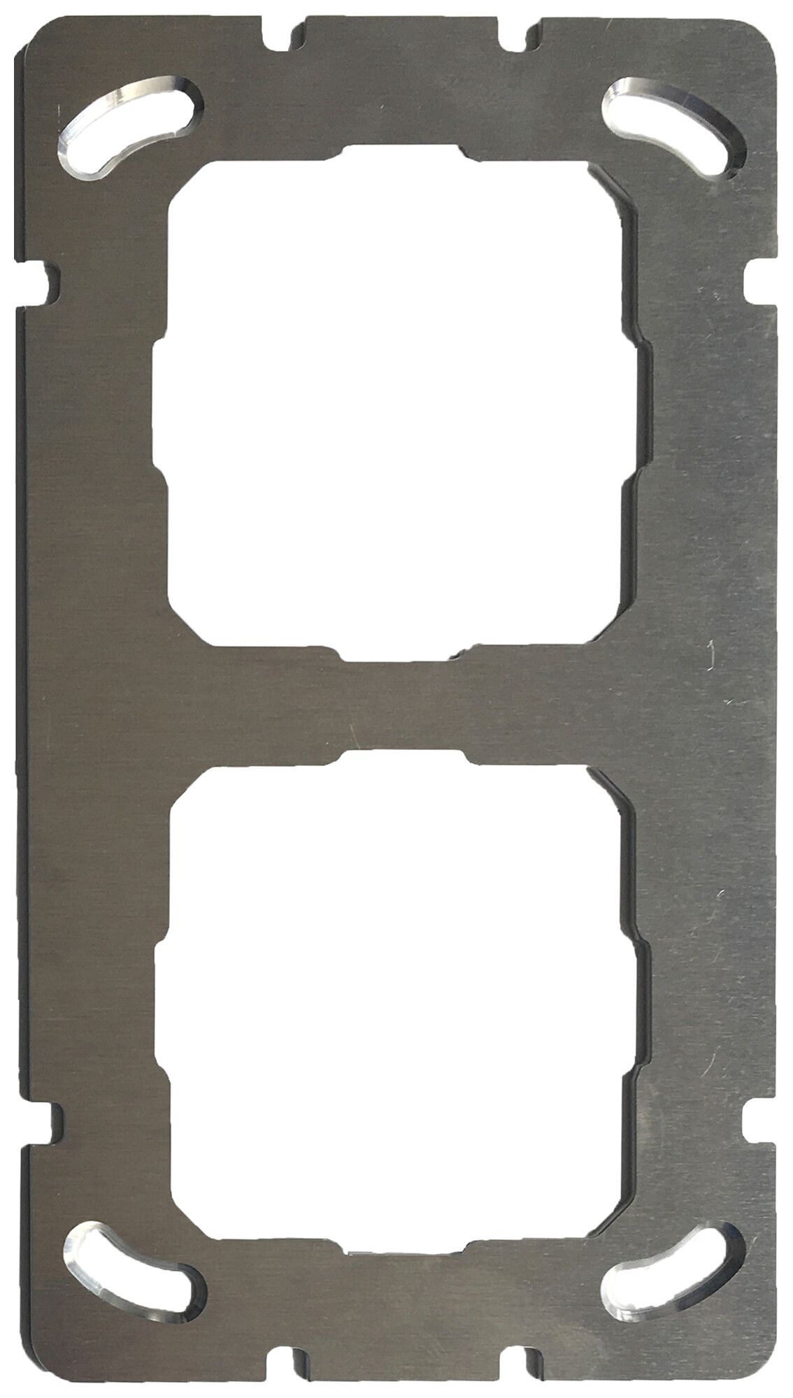 Piastra di montaggio MDT ZMTR-CH2B 2×1 per 2× programma design 55