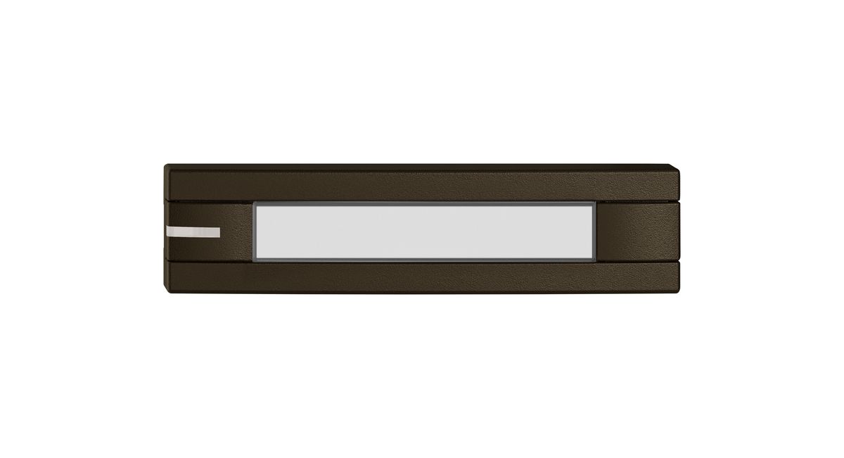 Poussoir 1/4 EDIZIO.liv SNAPFIX® p.KNX&UNI a.LED a.étiquette comm.2touch.br