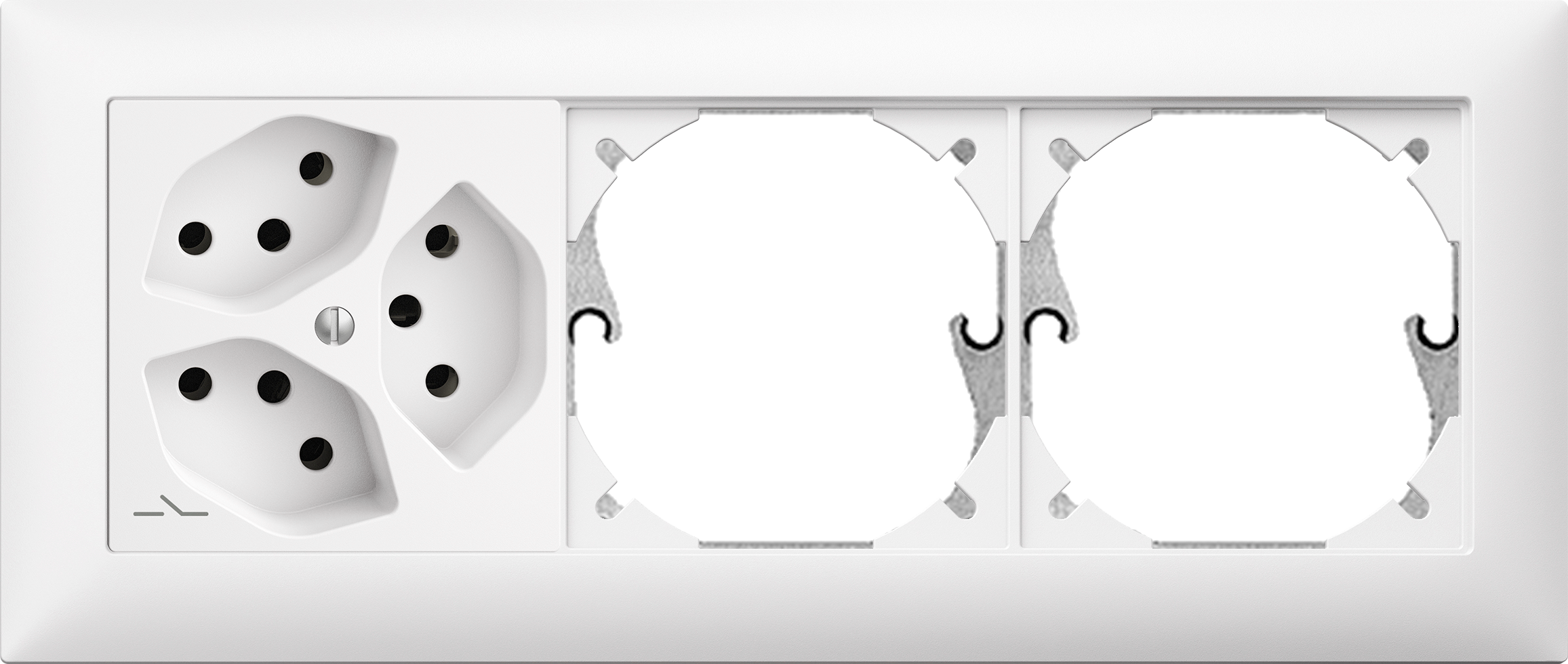 UP-Kombination EDUE 1×3, 3xT13 1s + leer + leer ws