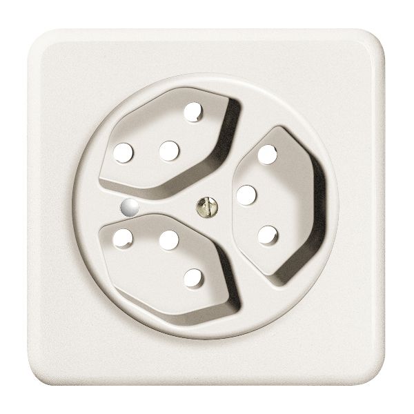 Kit frontal ENC FH 3×T13 blanc 86×86mm, lentille,