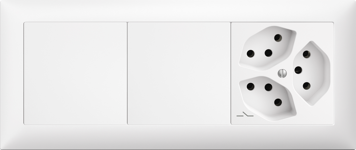 UP-Kombination EDUE 1×3, Blind + Blind + 3xT13 1S ws