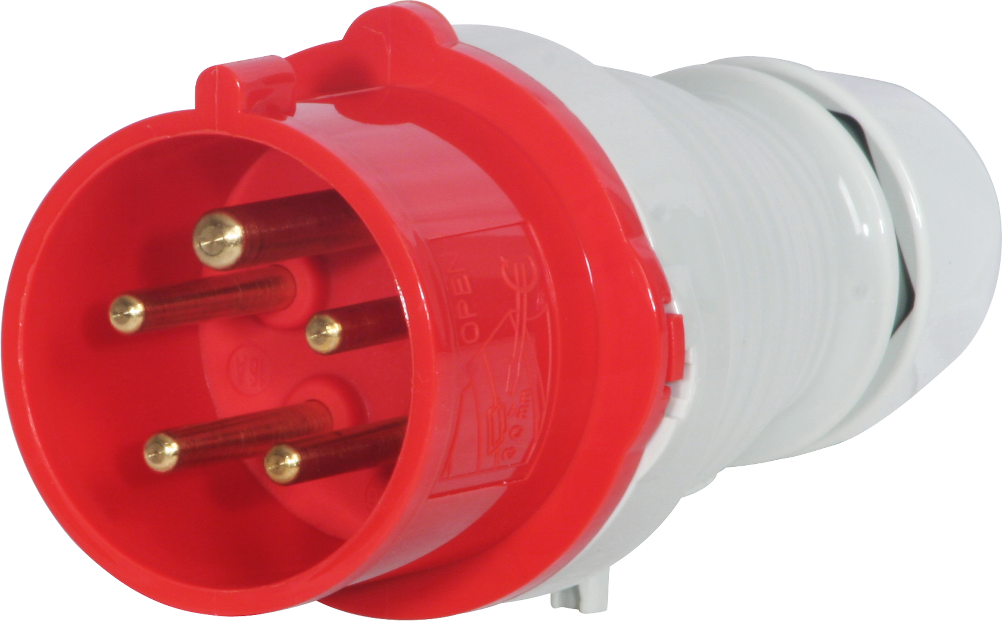 Stecker CEE Demelectric 5L 16A 6h mit Schneidklemmkontakten