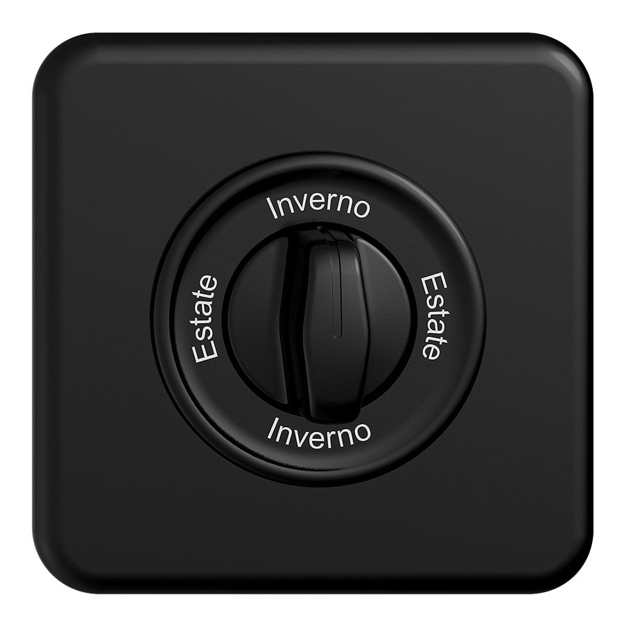 Frontset Estate-Inverno-Estato -Inverno STANDARDdue 90×90 schwarz