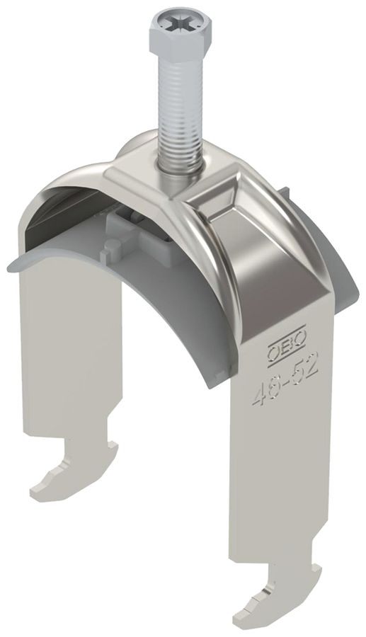 Fixation rapide BET 2056 pied à H matière synthétique 46…52mm 1×câble A2 1.4301