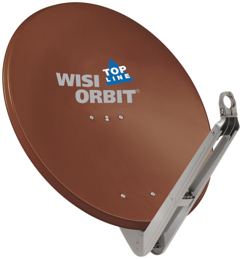 Parabolantenne Orbit Line WISI OA85I, 85cm, Al, rotbraun
