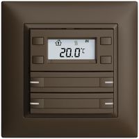 UP-RTH-Taster KNX 4-fach EDIZIOdue FMI coffee, mit Papier+LED RGB