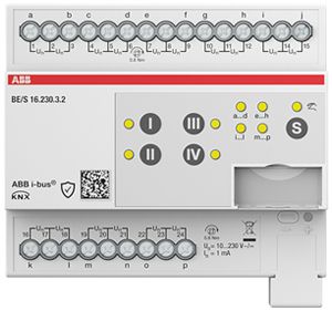 REG-Binäreingang KNX ABB BE/S16.230.3.2 16-Kanal 10…230V