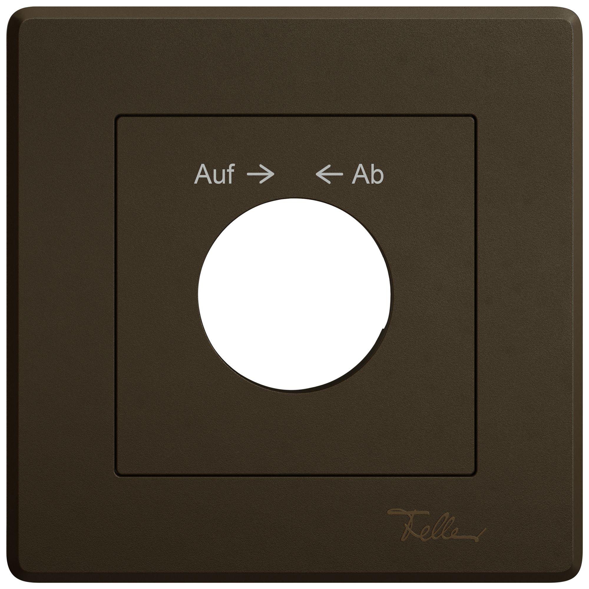 UP-Montageset EDIZIO.liv SNAPFIX® f.Schwenktaster m.Schloss Auf → ← Ab br